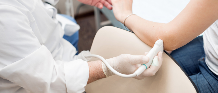 Ultrasound for joint, muscle, and bone exam vs mri in diagnostic imaging